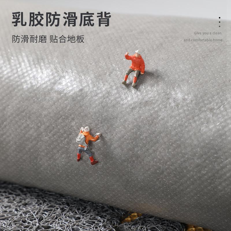 Household Home Door Mat, Door Entry Floor Mat, Silk Circle Rubbing Ash Pad At The Gate, Commercial Office Building Entry And Exit Safe And Dirt