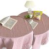 Elegant Ins Korean Style Plaid Tablecloth For Home Decoration And Desk Cloth