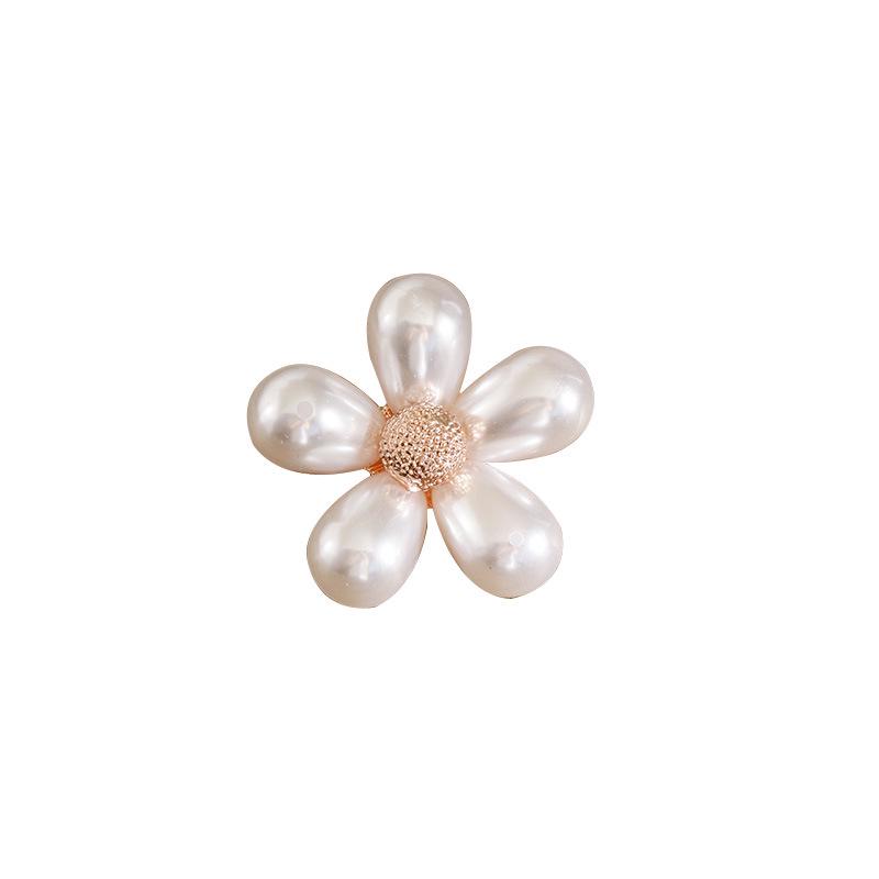 Pearl Brooch Cardigan Pin - Anti-Exposure Clothing Accessory for Girls