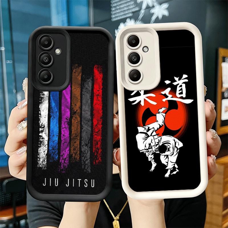 Phone Case for Samsung Galaxy A17 A16 A15 A14 A13 Judo Jiu Jitsu BJJ Brazilian A56 A36 A26 A55 A35 A25 A54 A34 A24 A53 A33 A23 A