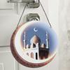 Eid Mubarak Acrylic Hanging Ornaments Ramadan Kareem Ramadan Decoration for Home 2025 Islamic Muslim Eid Al-Fitr Party Supplies