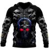 3D Printed Skull Graphics Men's Hoodie Tops Fashion Unisex Sweatshirt Spring Hip Hop Streetwear Oversized Casual Men's Clothing