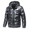 Winter Männer Einfarbig Parkas Hohe Qualität Marke Männer Mit Kapuze Warme Jacke Männlichen Mode Casual Parka Mantel Männer