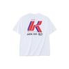 Anta Letter Print Crew Neck Short Sleeve T-Shirt Men Tops White 152328114-1