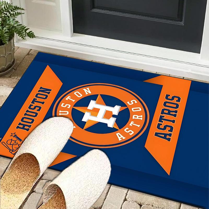 Custom NameHouston Basketball Graffiti Carpet, Indoor Rug, Chair Rug, Living Rooms, Doormat Made From Polyester Home Decor Birthday Christmas Gifts