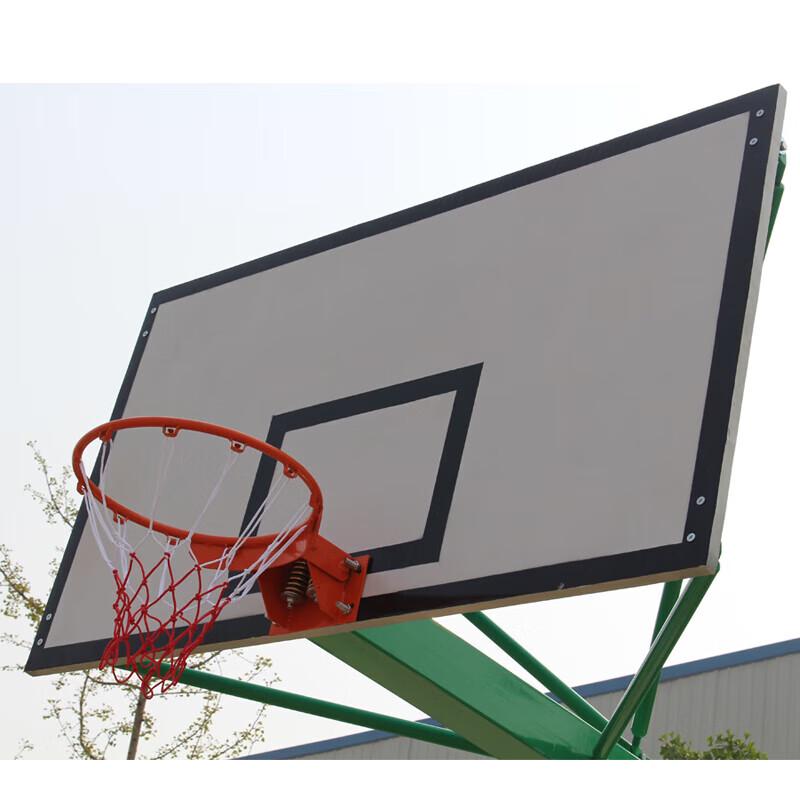 Outdoor Adult Basketball Backboard & Spring Rim
