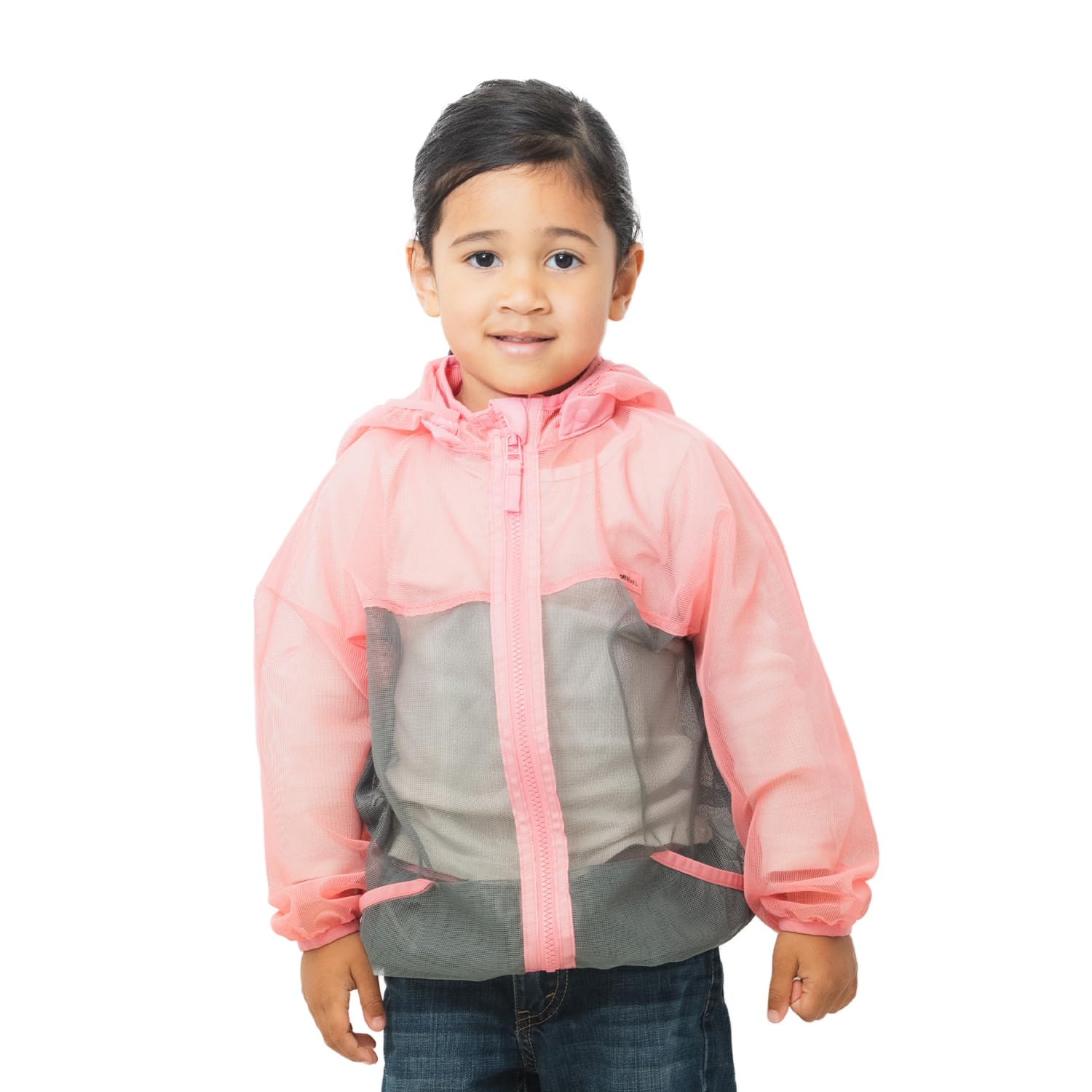 

Толстовка с капюшоном MOTHKEEHI Insect Mosquito JIS Mesh для долгой защиты от насекомых, отталкивающая, соответствующая стандартам, приятная для кожи, детская, тонкая, унисекс, с рукавами, VA-079 (Розовый, М) розовый