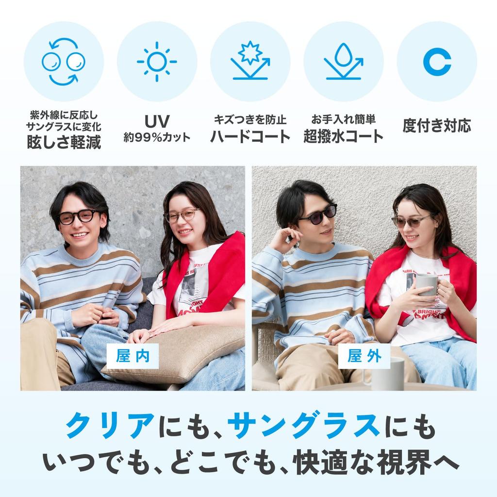 [Zoff] [WEB Exclusive] SUNCUT Glasses  UV 100% CUT Wellington-style Sunglasses (Black - ZL261G1314E1)