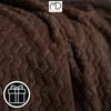 Blanket blanket for bed warm nice bedspread gift 200x220 cm brown name day