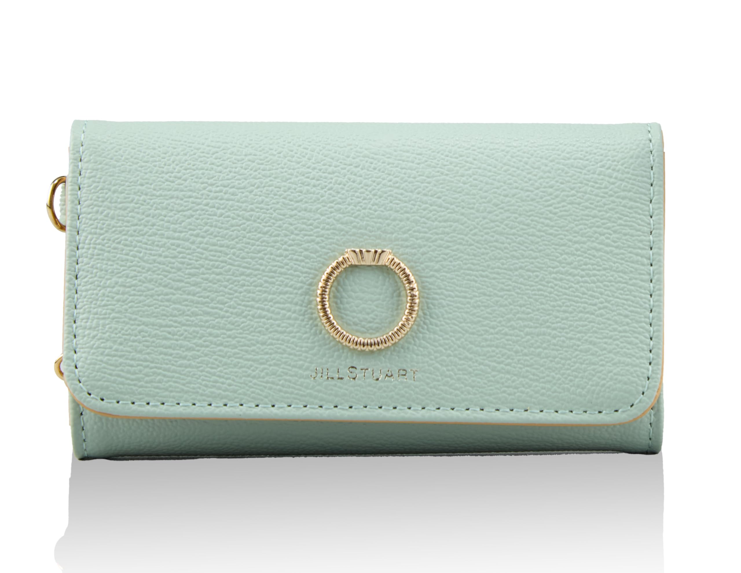 

Jill Stuart Eternal Women s Matte Leather Key Case with Ring Motif and Original Charm (JSLW0DK1)