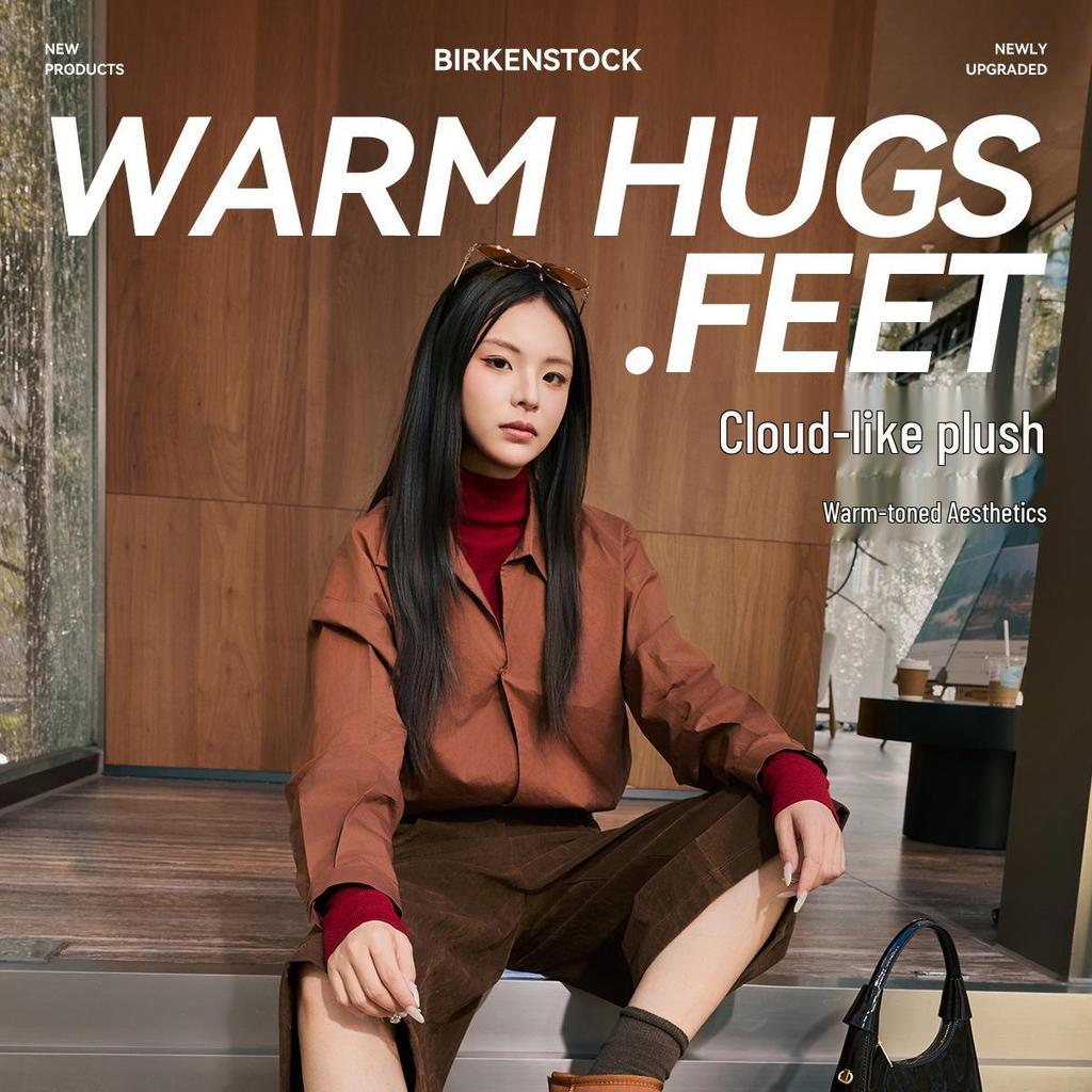 2026 Women's Winter Snow Boots: Non-Slip, Warm, Leather & Fur-Integrated, Thick Sole, Plus Velvet, Short Northeast Wool Slippers.