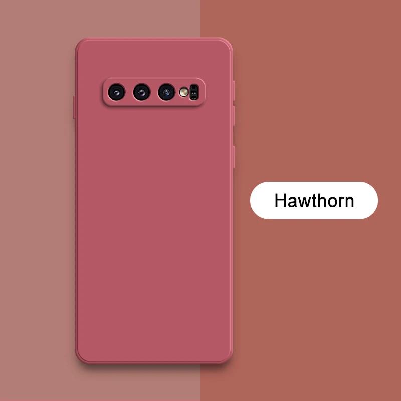 Original Liquid Silicone Case for Samsung Galaxy S8 S9 S10 Plus S10E Soft Candy Back Cover S8Plus S9Plus S10Plus E Fundas