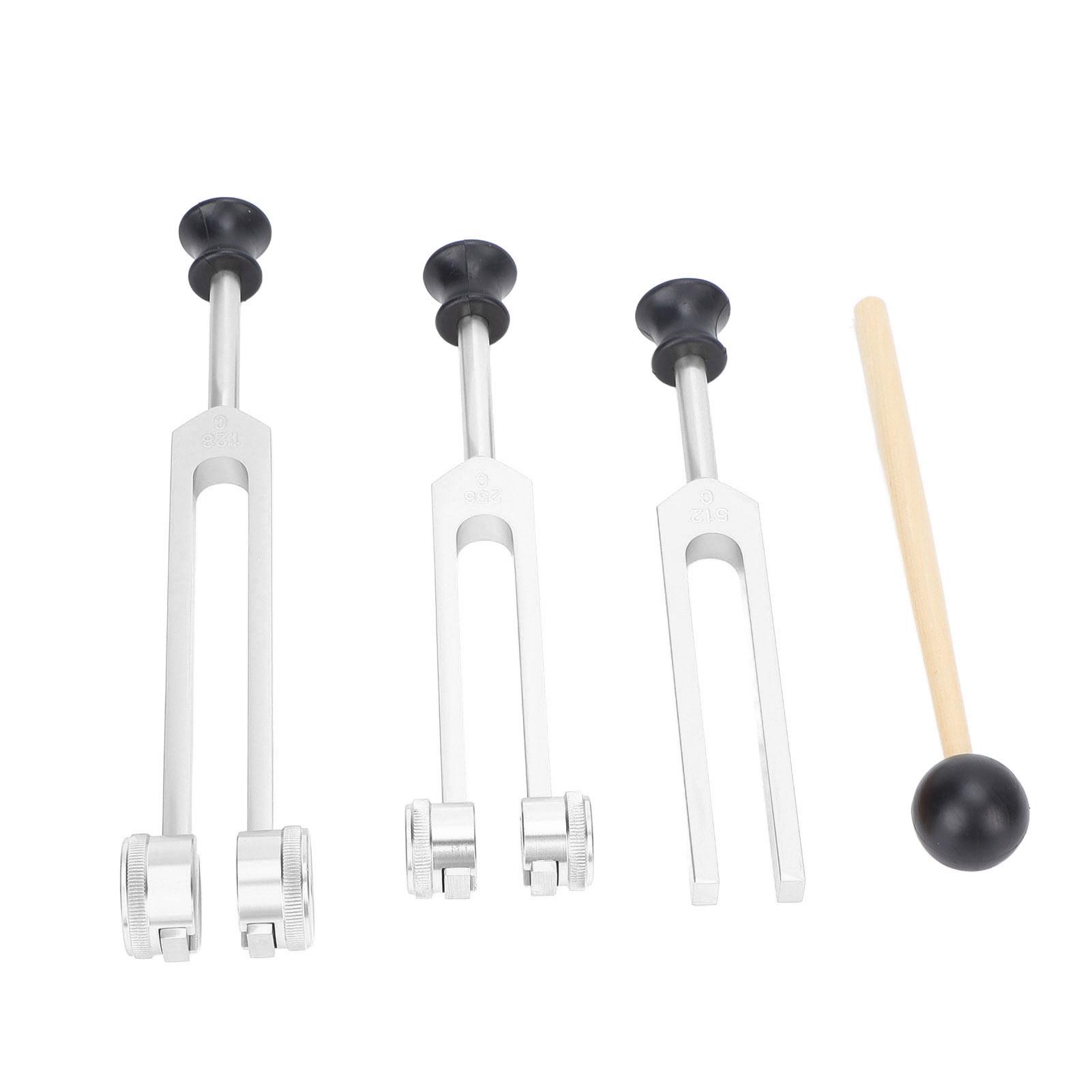 

Набір алюмінієвих камертонів 128 256 512 Гц Портативний камертон Лікувальний інструмент для дому та клініки