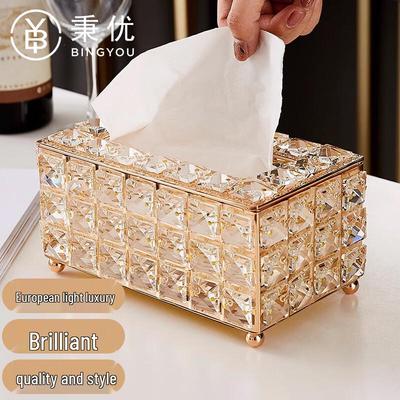 Kristallglas Taschentuchbox