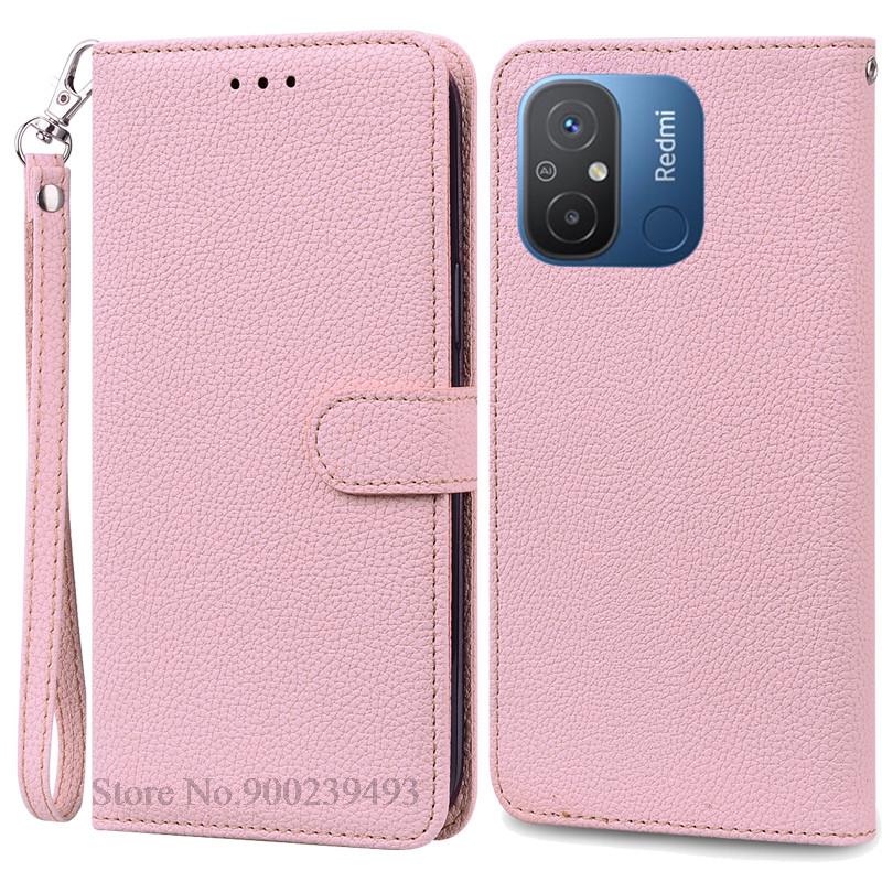 Für Redmi 12C Hülle Weiche Silikon Leder Brieftasche Flip Case Für Xiaomi Redmi 12C Hülle Handyhülle Redmi12C Redmi 12 C Fundas Coque