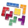 Luce LED Impilabile Puzzle Fai da Te Lampada da Tavolo Notturna Gioco di Costruzioni a Blocchi Decorazione