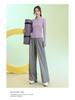 Damen Slim-Fit Atmungsaktiver Badmintonanzug - Herbst/Winter Schnelltrocknendes Sportbekleidungsset mit Reißverschluss und langen Ärmeln
