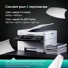 Cartouche de toner - 201A/CF400A - Pack 4 multicolores - Compatible HP Color LaserJet Pro M252/M277 - Puce intégrée