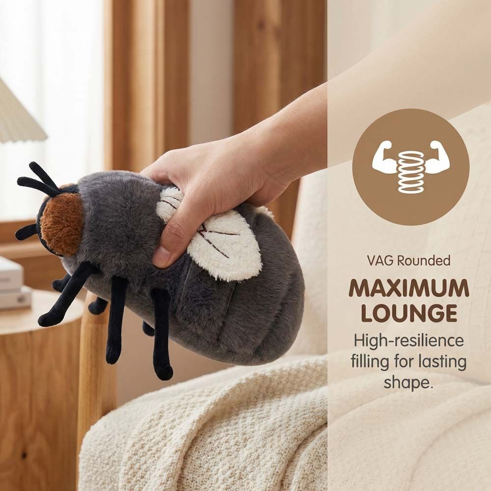 Collection Fly Plush Doll Soft Stuffed Animals Doll Simulation Fly Plush Toy  Boys Girls