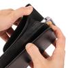 Vertical Smartphone Leather Waist Pack with Card Slots & Belt Buckle - Men's Trendy Multi-functional Crossbody for Elderly.