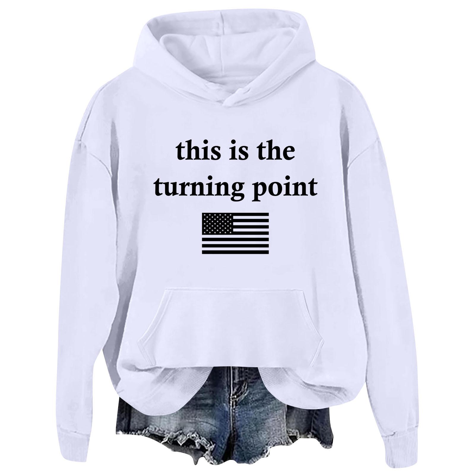 

Толстовки для женщин оверсайз зимние свитшоты пуловер модная осенне-зимняя одежда S белый