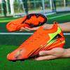 New Men Soccer Cleats Non-Slip Long Spikes Football Boots Outdoor Shoes Ultralight Training Soccer Shoes FG Drop Shipping