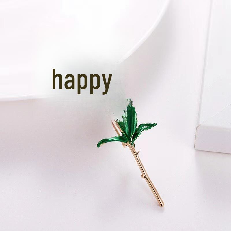 Exquisite Retro European & American Style Brooch: Unique Vintage Fashion Pin for Women - Elegant Oil Drop Design.