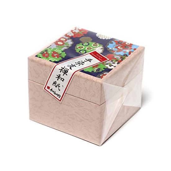 Yuzen Paper Origami 100 Sheets Boxed (Bean) Red,