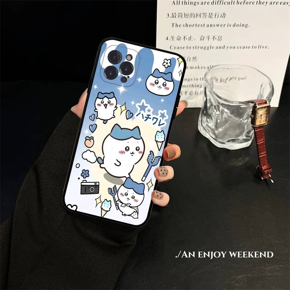 Cute C-Chiikawas Hachiwares Phone Case For IPhone 16 17 Air 15 14 13 12 11 Pro Max 16E Plus Fundas