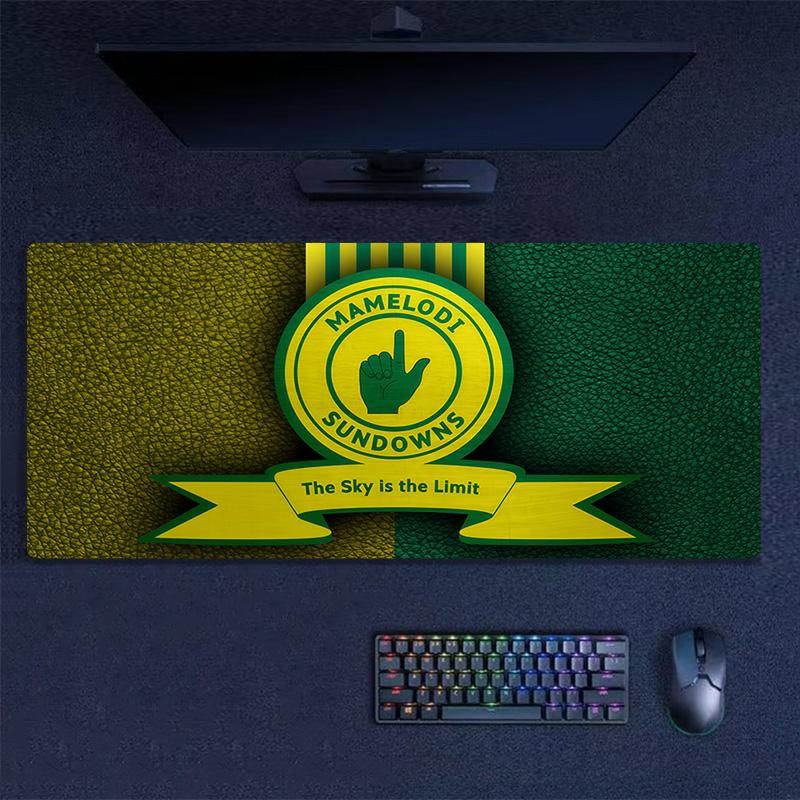 Mamelodi Sundowns Print  Cushion Non-slip Laptop Tablet Big Mousepad XXL Mat Mini PC Playmat With Lock Edge
