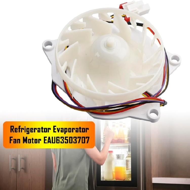 Enduring Evaporator Fan Motor Fridge Repair Part Perfect for Refrigerator Replacement Simple Mounting Plastic Structure