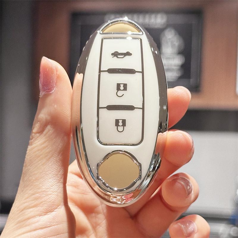 Husă TPU pentru Cheie Telecomandă Auto pentru Nissan Altima X-TRAIL Bluebird SYLPHY MURANO GTR QX80 QX50 Accesorii Husă Cheie Nissan