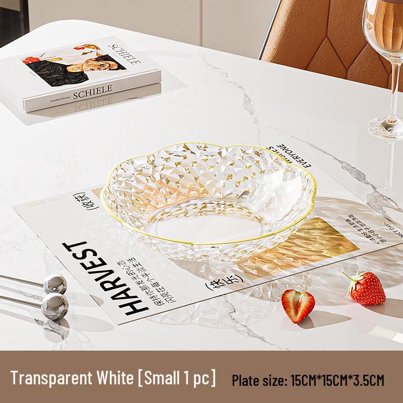 Abay Minimalist Plastic Fruit & Snack Plate