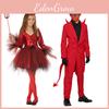 Halloween Roter Stier Dämon Kostüm für Cosplay Party Unisex Europäischer und Amerikanischer Stil