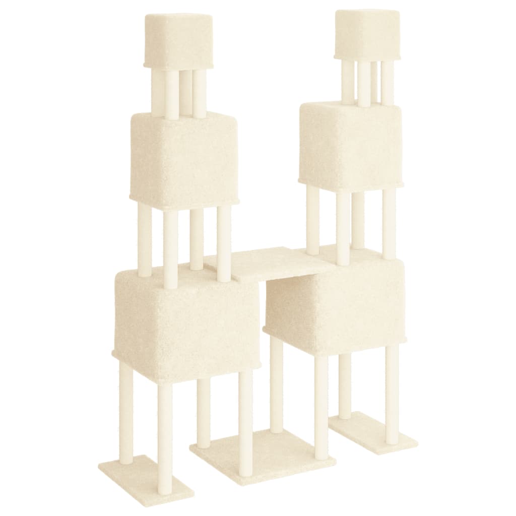Scratching Post with Sisal Scratching Posts Cream 199 Cm