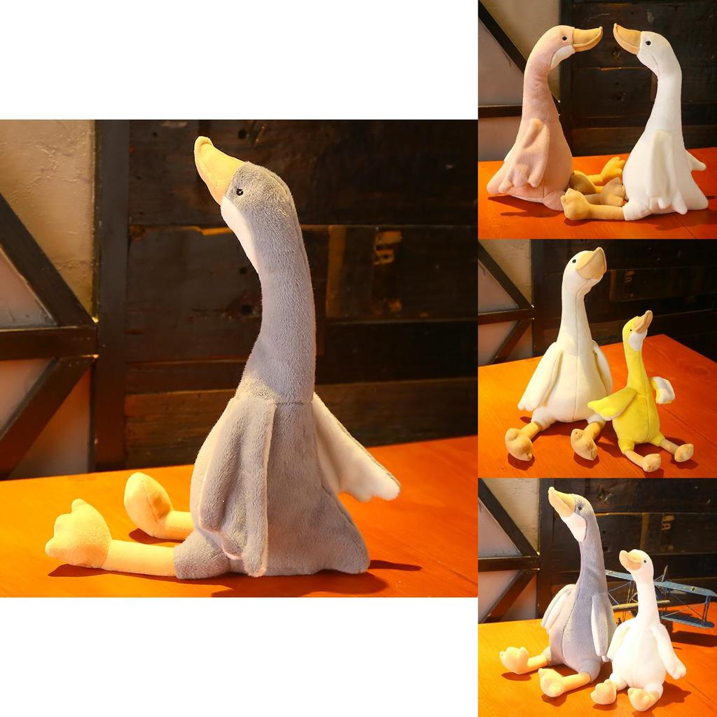 Cute White Pink Gray Swan Plush Toy Plush Doll Pillow For Kids Baby Gift And Comfort
