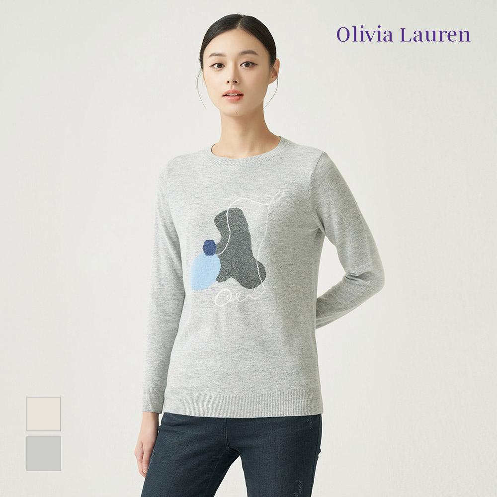 OLIVIALAUREN Intarsia Motif Pullover_Vocblxwa131