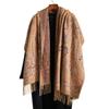 Autumn And Winter Ethnic Style Cashew Fringed Warm Popular Outer Shawl Long Scarf Female Versatile