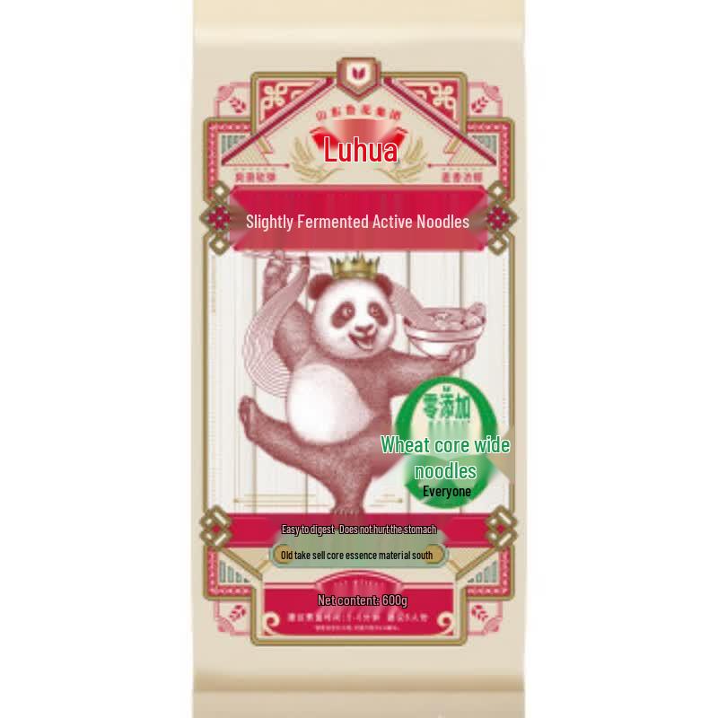 Luhua Panda Micro-Fermented Wheat Core Noodles