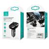 USAMS C21 hands-free kit with FM transmitter, Bluetooth 5.0, MP3, 2xUSB 3.4A black/black CC115GC01 (US-CC115)