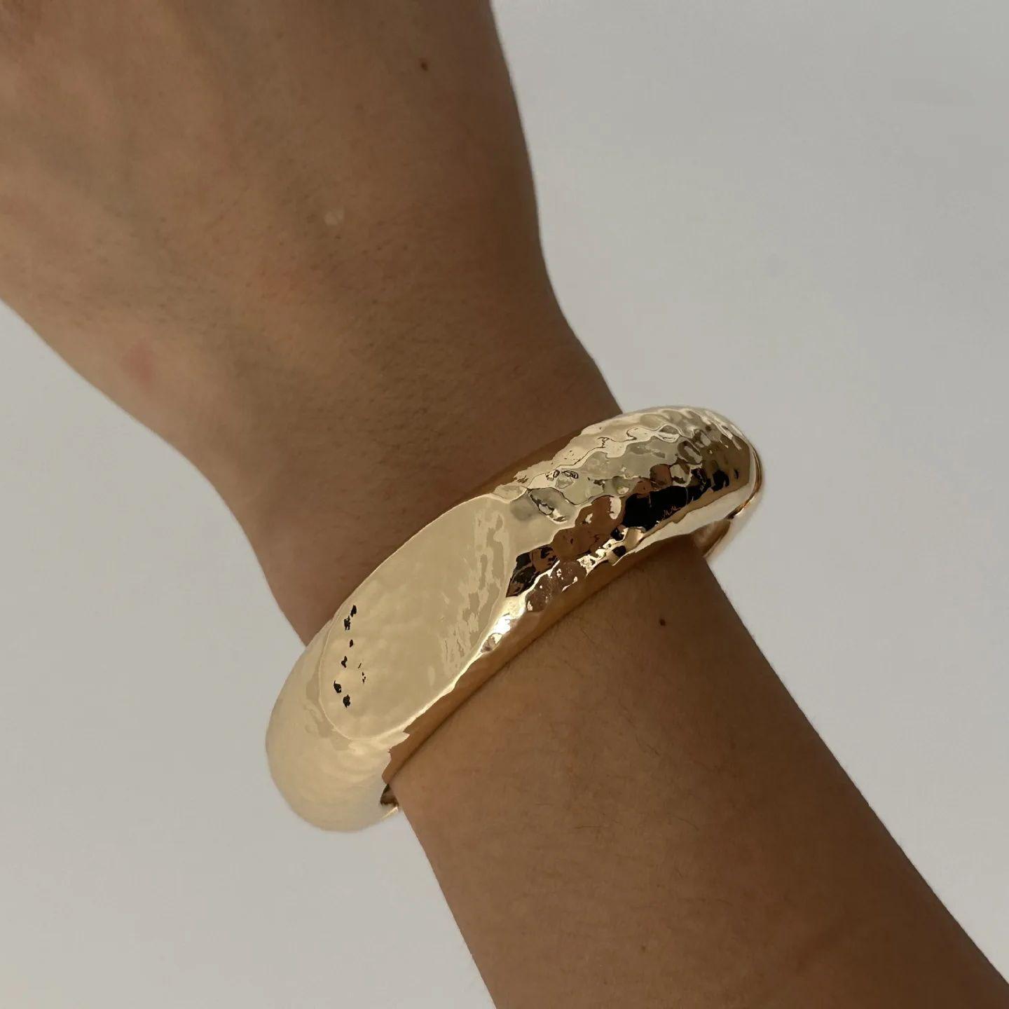 

DIEZI Винтажная мода Золотой Серебряный цвет Металлические браслеты-манжеты для женщин Мужчин Хип-хоп Панк Геометрический Круглый Браслет Вечеринка Ювелирные изделия