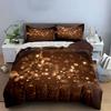 Sparkling Starry Night Set Soft Comfortable Duvet Cover Bedding Set Included 1*Duvet Cover & 2*Pillowcases, Gift