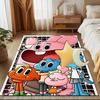 Gum-ball's Amazing World Floor Mat for Living Room, Game Rooms, Office, Bedroom, Office Floor Mat Playful Design, Christmas fan gifts