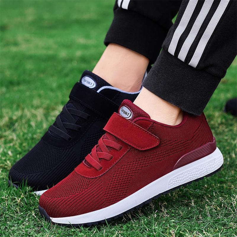 Shoes for Women 2024 Spring Summer New Sports Shoes Large 35-46 Casual Hiking Shoes Anti-slip Breathable Mesh Vulcanized Shoes