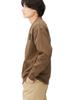 Sweat Cardigan with Military Emblem Dark F-Style U.S. Patch, Brown, F-SD021213 [Used]