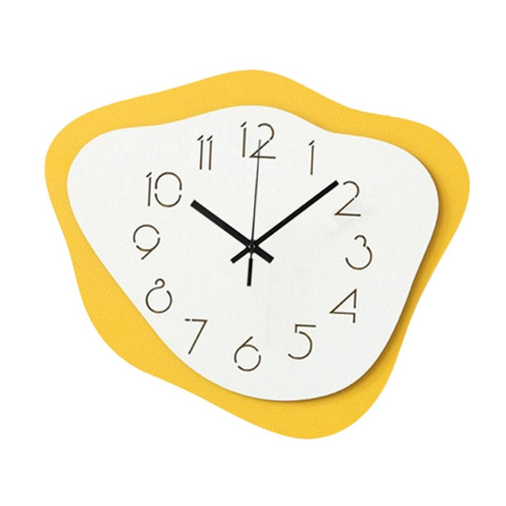 Hanging Clock Silent Family Friends Wall Art Decor Office Acrylic Wall Clock