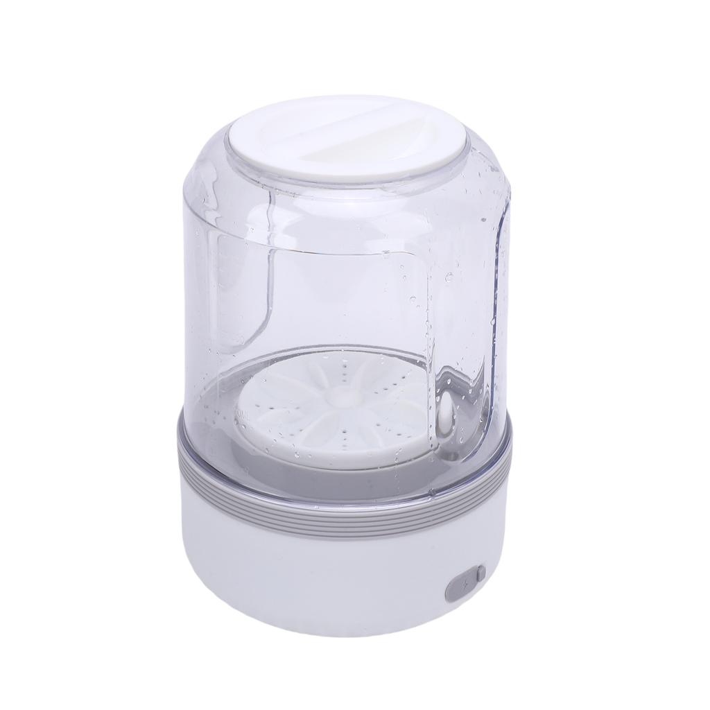 Portable Wireless Washing Machine 360 degrees Spiral Rotation Rechargeable Small Washer for Bra Socks Travel