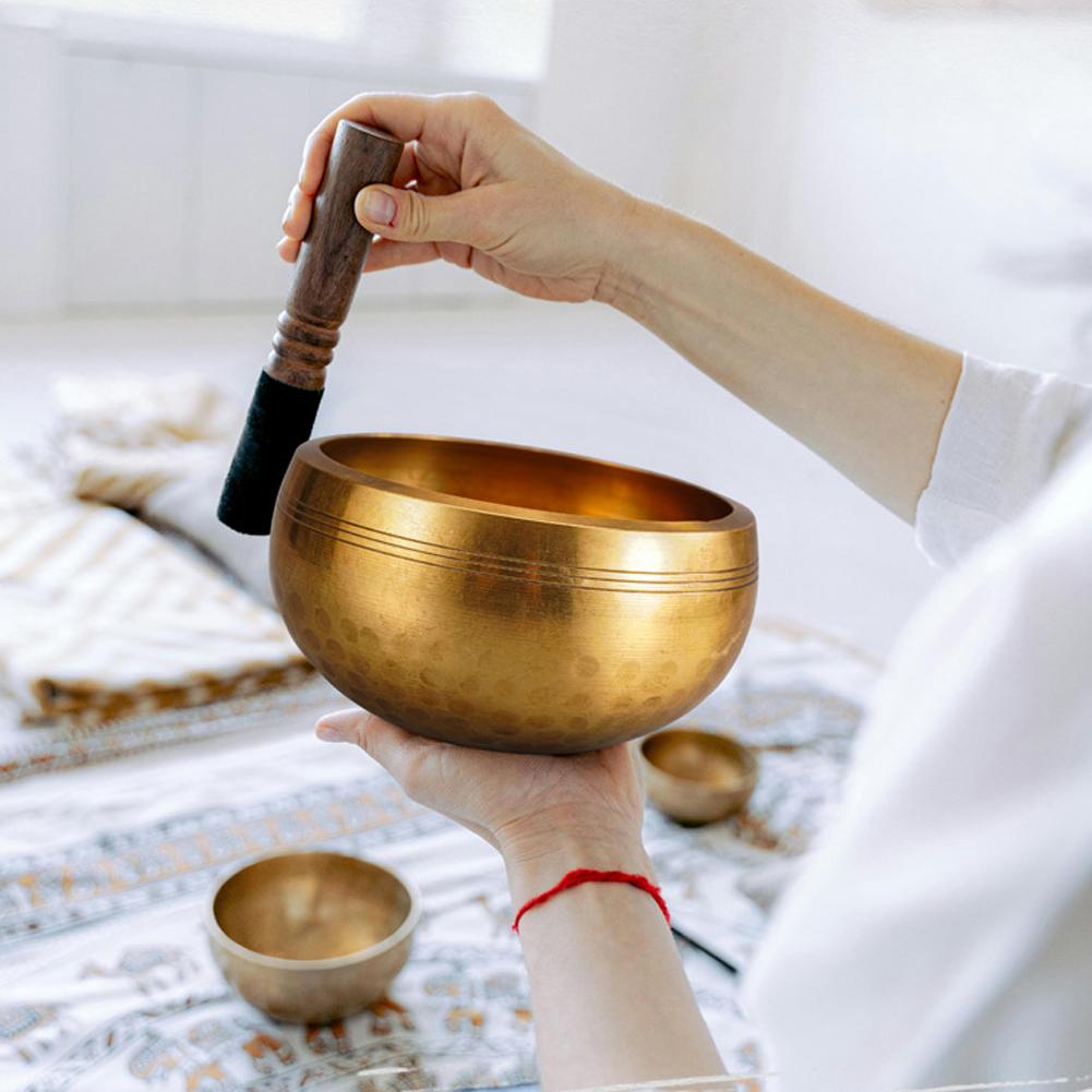 Meditation Sound Bowl Meditation Singing Bowl Yoga Meditation Chanting Bowl Unique Spiritual Gifts for Women and Men