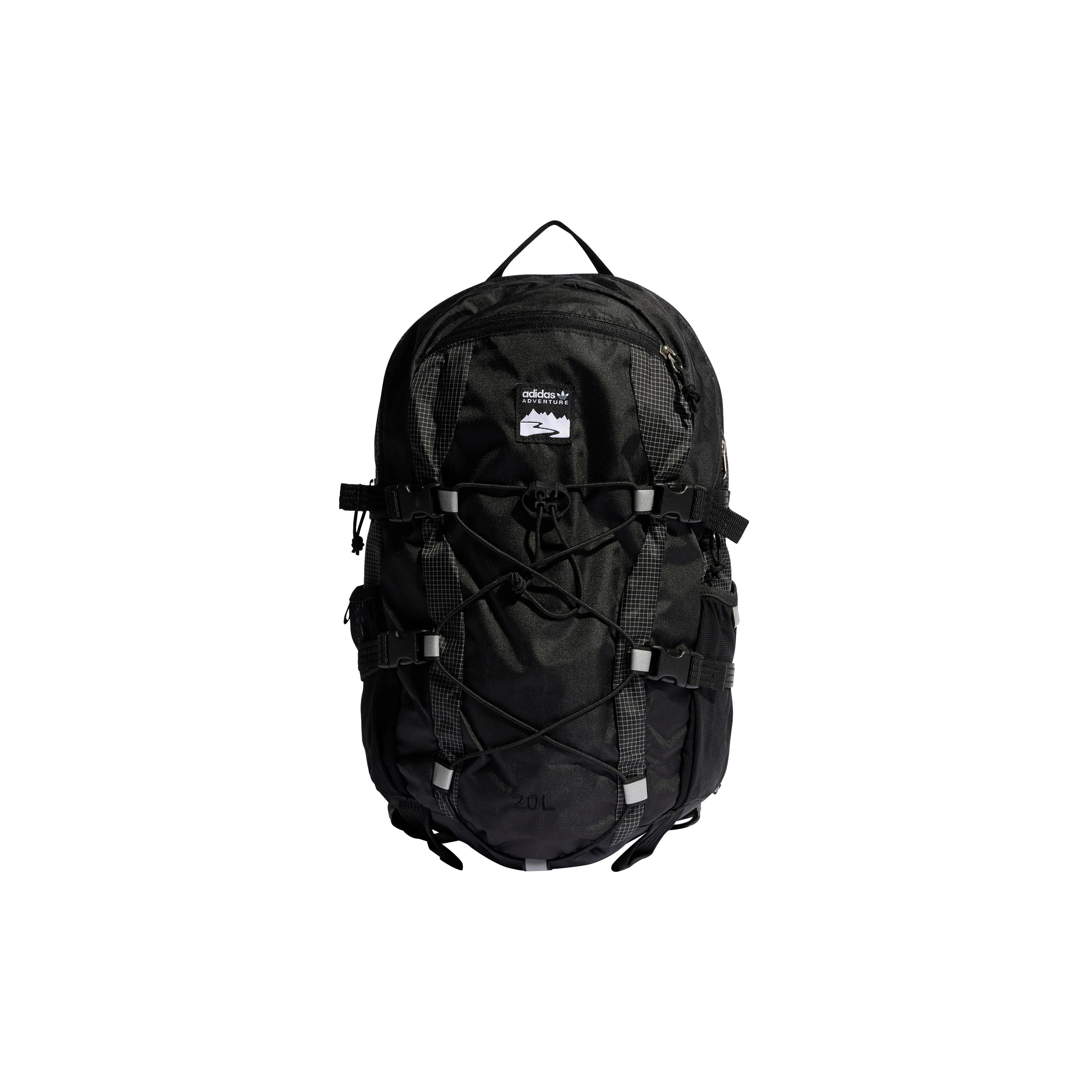 Adidas Originals Trefoil Recycled Polyester Backpack Regular Unisex Black Black чёрный