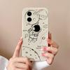Phone Cover For Vivo Y200i Y38 Y28 T3x Bumper Lovely Pilot Astronaut Case Camera Protection Matte Liquid Soft Silicone Anti Drop Housing For Vivo Capa